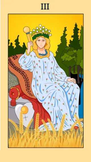 The Empress tarot card
