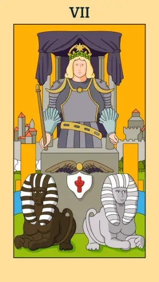 The Chariot tarot card