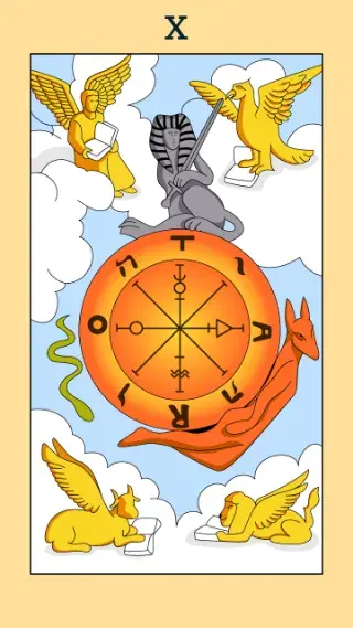 Wheel of Fortune tarot card