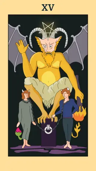 The Devil tarot card