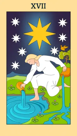 The Star tarot card