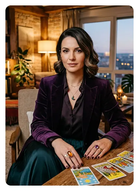 Elena, AI tarot reader persona